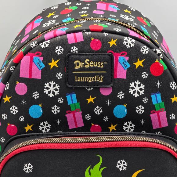 Loungefly How The Grinch Stole Christmas Chibi Duo Mini Backpack New main image 4